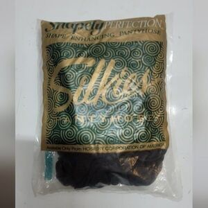 * Silkies 118 control top pantyhose small Jet Black style